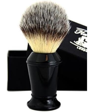 Premium Badger Hair Shaving Brush with Black Base - Perfect Shave for Men | International Shipping Available - Buy Online on GoSupps.com