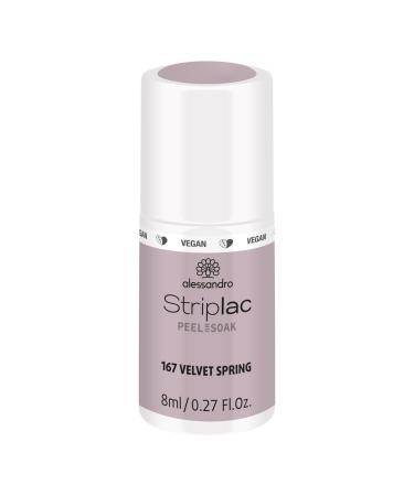 Alessandro Striplac UV nail polish Velvet Spring-gentle and long-lasting-easy distance thanks to peel-off technology-vegan and animal test-free-8 ml