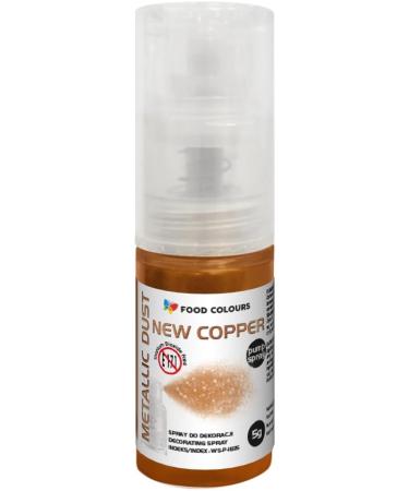 Edible Glitter Spray - New Copper 5G Food Coloring for Cakes Drinks & Decorations | Metallic Effect - Buy Online on GoSupps.com