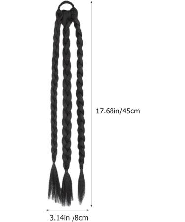 COHEALI Braid Fake Ponytail for Women Synthetic Ponytail Hairpieces Women Ponytail Extension Black Girl Wigs Ponytail Extension for Women Decorate Women's High Temperature Wire Matte - Buy Online on GoSupps.com