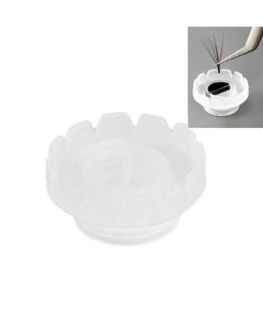 100pcs Eyelash Extension Glue Fanning Cup Plugs Eyelash Glue Cup Volume Lash Fan Cup Eyelash Plugs Accessories