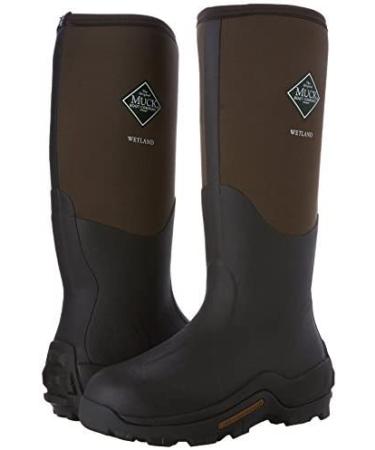 Muck Wetland Rubber Premium Men s Field Boots 11 Bark