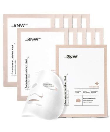 RNW Ganoderma Lucidum Mask Face Sheet 1SET (10EA) Korean Mask Sheet Moisturizer Face Line Keeping Elastic Mask Five-layer Sheet Korea Skin Care K-Beauty