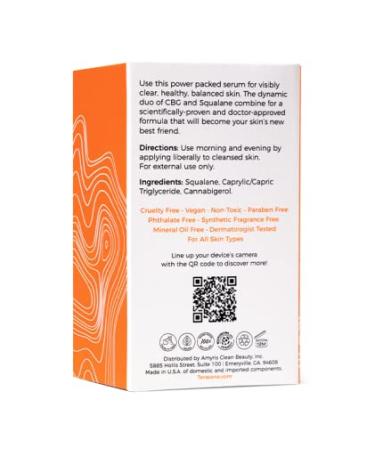 Terasana Clinical Clear + Control Face Serum | All-Natural Vegan Spot Treatment (1 FL OZ) - Buy Online on GoSupps.com