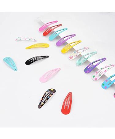 120 Pcs Colorful Hair Clips for Girls | Cartoon Metal Barrettes Set (30 Designs) - Perfect for Kids & Teens - Buy Online on GoSupps.com