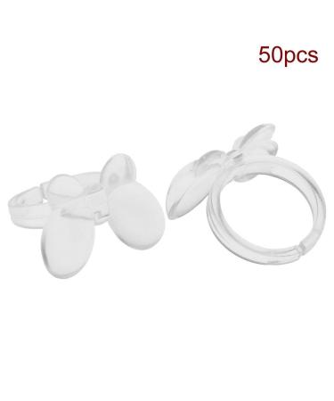 Nail Card Rings - Dekaim 50pcs Flower/Butterfly Gel Color Display Tool Set (01#Butterfly + Clear) - International Shipping Available - Buy Online on GoSupps.com