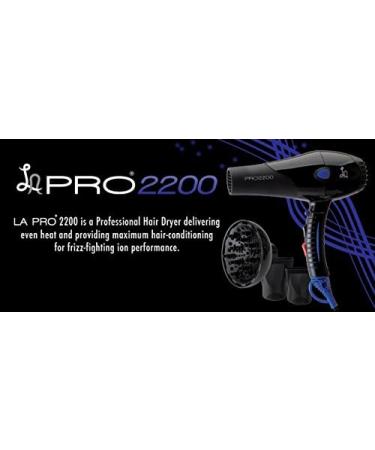 LA PRO2200 HAIR DRYER PROFESSIONAL WITH DIFFUSER 2 NOZZLES SLEEK PRODUCT INFO VIDEO http://youtu.be/EgBxOT8gGFg - Buy Online on GoSupps.com