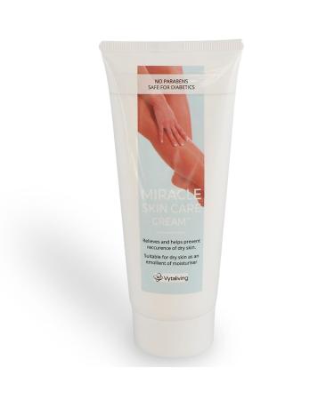 Vytaliving Miracle Skin Care Cream. 100ml treatment for dry skin flaky skin conditions. Triple action against eczema psoriasis