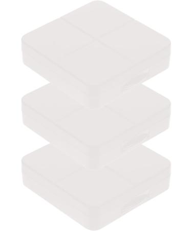Gleavi 6-Sentence Contact Lens Container - White Contact Lens Case with Tweezers | Halloween Organizer - 2-Pack (6.5x6.5x2cm) - International Shipping Available - Buy Online on GoSupps.com