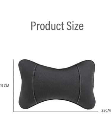  LHLUCKY 2pack Car Neck Pillow for Mitsubishi Eclipse Cross 20212024 Headrest For The Car Auto Neck Pillow Headrest Black - Buy Online on GoSupps.com