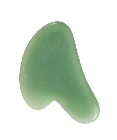 DEERWIN Guasha Tool For Face - Natural Jade Face Gua Sha Board Facial Skin Care Massager Tools for Face Eyes Neck Body Muscle Relaxing and Relieve Fine Lines and Wrinkles (Green)