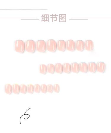French Tip Press on Nails - Short Press On Nails with Nail Tips Summer minimalist five colors Design press on nails Acrylic False Nails Cute Artificial Nails - Buy Online on GoSupps.com