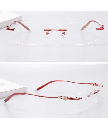 Begisa Metal Flower Carved Glasses Pads - Replacement Nose Bridge for Borderless 1-Hole Glasses - Red Spare Parts - Buy Online on GoSupps.com