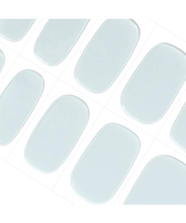DANNI & TONI 28 Stickers Semi Cured Gel Nail Polish Strips in Light Cyan - Salon-Quality Manicure Stickers Set - Buy Online on GoSupps.com