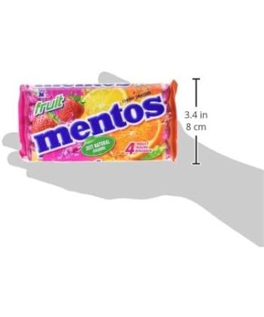 Mentos Fruit Chews 152g Rolls 4 Pack - Buy Online on GoSupps.com