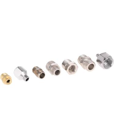 7pcs Professional Airbrush Adaptor Kit for Air Compressor & Hose - Buy Online on GoSupps.com