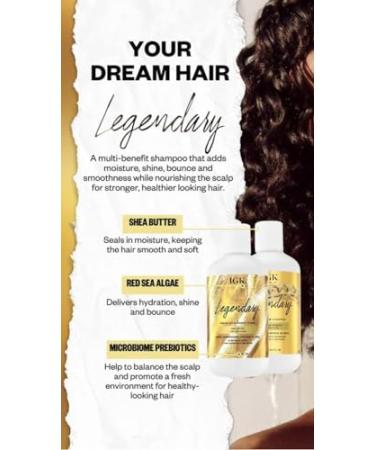 IGK LEGENDARY Dream Hair Shampoo & Conditioner Set | Vegan Cruelty-Free | Healthy Hydrated Shine | 8 Oz | International Shipping Available - Buy Online on GoSupps.com