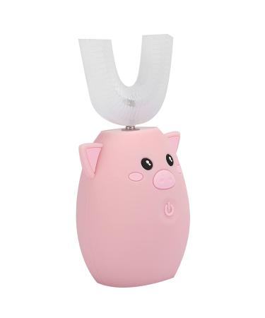 Children's Electric Toothbrush - U Form Head Waterproof Sound Function for Ages 2-12 - Pink - IPX7 1 Pack - Buy Online on GoSupps.com
