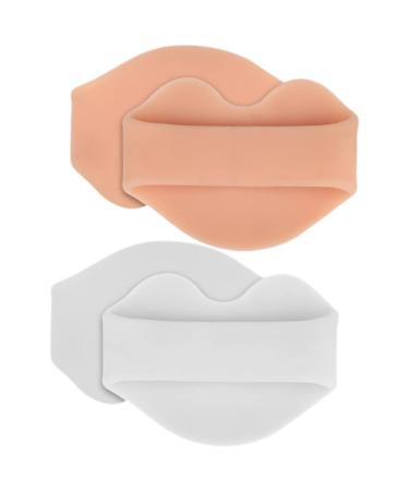 FRCOLOR 2 Pairs Forefoot Half Size Pad Foot Pain High Heel Cushion Inserts Women Feet Pads for Heels Plantillas De Gel para Hombre Forefoot Pads Invisible Sebs Man Filler