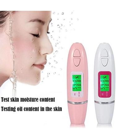 Digital LCD Display Skin Sensor Tester Facial Moisture Water Oil Analyzer (White) - Buy Online on GoSupps.com