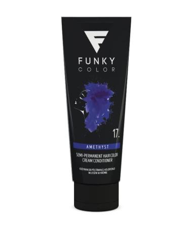 FUNKY COLOR AMETHYST 17 semi-permanent hair coloring semi-permanent hair color. (28 colors)