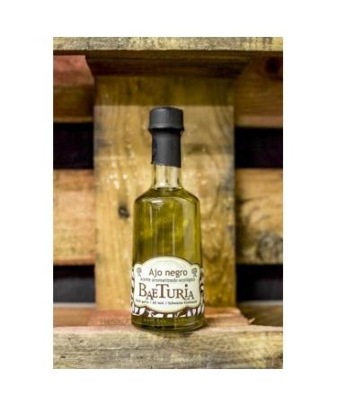 6 x 250 ml Organic Extra vergine Olive Oil Flavored with Black Garlic Baeturia