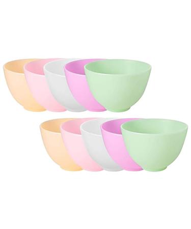 10 Pi ces Bol De Masque Bol De Coiffure De M lange De Maquillage Brosse Outils De Bricolage De M lange De Pour Les Cheveux Boules Suite Gel De Silice Self Made