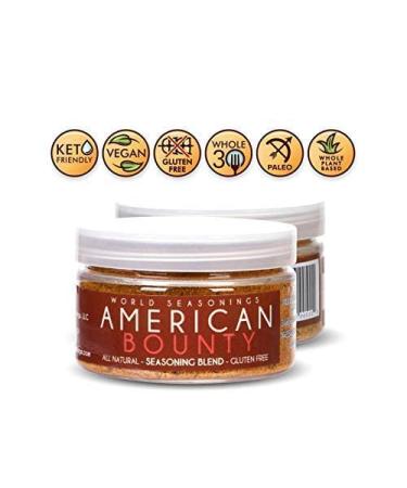 AMERICAN BOUNTY Herbs & Spices Collection - BBQ, Southwest, Steak Marinade, Rubs, Fish Seasoning, Smoker Spices - Ground Beef & Lamb Chops Seasoning - World Seasonings - 1 Pack - Buy Online on GoSupps.com