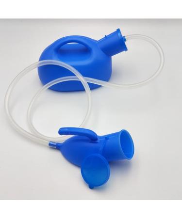 Healeved Portable Urinals 2000ml - Spill Proof Male Potty Urinal with Tube - Ideal for Outdoor Travel, Hospital, Camping - Reusable and Anti-Overflow - Buy Online on GoSupps.com