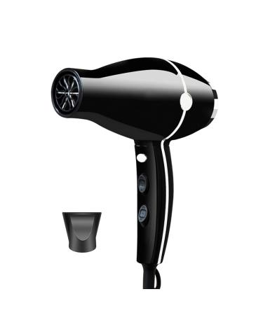 2300W Travel Hair Dryer Salon Hair Dryer Professional Blow Dryer Negative Ionic Technology 2 Speed 3 Heat Setting Cool Shot Button AC Motor Lightweight Fast Dry with Concentrator Low Noise