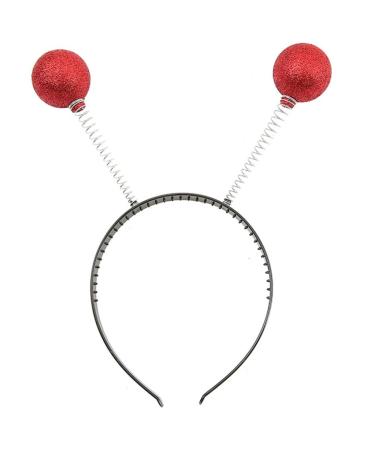 hgnxa Fashion Unisex Adult Headband with Cute Ornaments Headpieces Halloween Party Headwear Be the Center of Attention Red