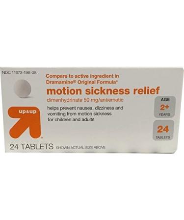 Up & Up Motion Sickness Relief Tablets (24 count) - Compare to Dramamine Original Formula - Buy Online on GoSupps.com
