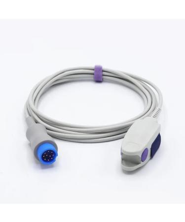 Sino-K Compatible with Biocaree PM900 IM8 IM10 IM12 adult clip reusable Spo2 sensor 3 m 10-pin connector FDA/CE-tested