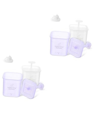 Didiseaon 4 Pcs Foam Cup Marshmallows Face Wash Facial Marshmallow Maker Skin Care Plastic 11.00X7.50X7.50CMx2pcs As Shownx2pcs