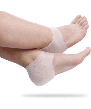 Silicone Gel Heel Cushion 3 Pairs for Plantar Fasciitis & Heel Pain Relief | Healing Pads for Cracked Heels - Unisex - Buy Online on GoSupps.com