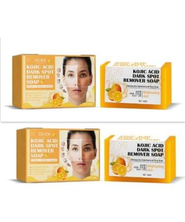 2PC Organic Turmericsoap For Darkspots Turmericsoap For Skin Brightening And Clearing Formula Natural Turmericsoap Bar kwY645 (Orange One Size) - Buy Online on GoSupps.com
