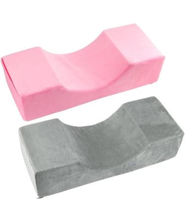 Koolouispoper Grafted Eyelash Extension Pillow - Soft Memory Foam Neck Support with Pocket, Pink - Buy Online on GoSupps.com