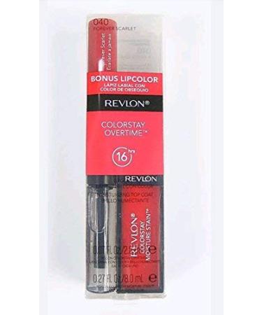 Revlon Overtime Moisture Stain - Forever Scarlet or Shanghai Sizzle (040) - 0.07 Oz