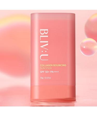  BLIV:U Collagen Bouncing Sun Stick SPF50+ PA++++ 19g - Buy Online on GoSupps.com