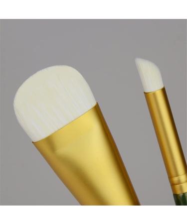Shop 11-Piece Wool Makeup Brush Set | Loose Powder & Eye Brushes - Premium Beauty Tools for Flawless Application - Buy Online on GoSupps.com