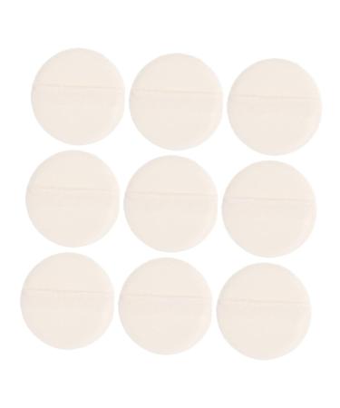 KESYOO Houppettes en Velours Ultra-doux pour B b 15 Pi ces Rondes L g res et Polyvalentes pour Poudre Corporelle et Visage Accessoires de Soin B b D licat Applicateur Doux