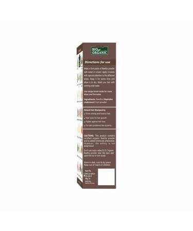 Organic Reetha Powder for Dandruff Removal - INDUS VALLEY BIO - Buy Online on GoSupps.com