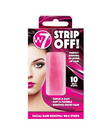 W7 Bandes de cire pour pilation du visage Strip Off!