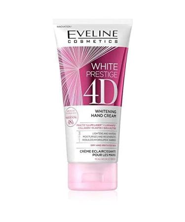 EVELINE WHITE PRESTIGE 4D Whitening Hand Cream 3 in 1 | 100ml - Buy Internationally - Buy Online on GoSupps.com
