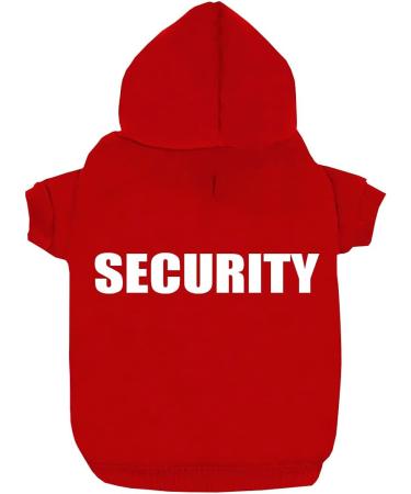 Izefia Dog Hooded Sweater - Warm Cotton Jacket for Small & Medium Dogs | Red XS Pet Clothing - Buy Online on GoSupps.com