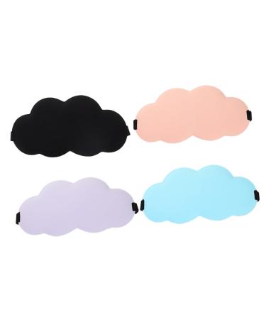 minkissy 4pcs 3D Eye Mask 4pcs Sleeping Eye Mask for Women Eye Mask Sleeping Night Blindfold Sleep Mask for Women Sleeping Masks Aldult Travel Slow Rebound Sponge Safety Mask