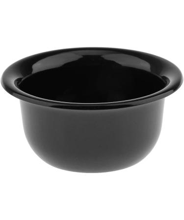 Premium Black Shaving Soap Bowl - Plastic Cup for Effortless Shaving | International Shipping Available - Buy Online on GoSupps.com