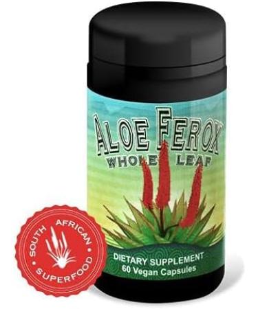 Sun Star Organics Aloe Ferox Whole Leaf Capsules - 60 Vegan Capsules - Buy Online on GoSupps.com