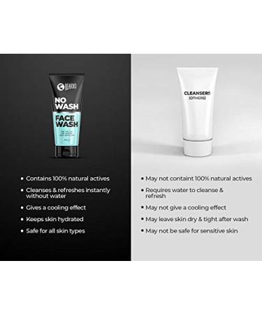 Beardo No Wash Facewash 100 gm | Made in India - Buy Online for Fresh & Clean Skin - Buy Online on GoSupps.com