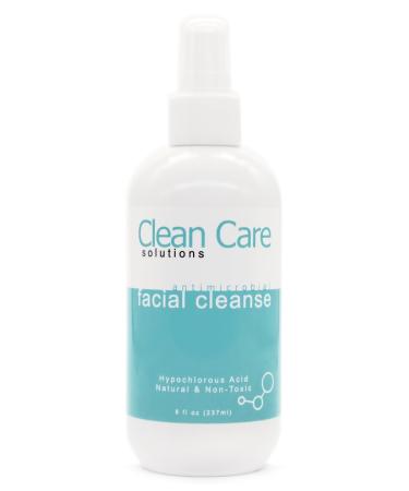Hypochlorous Acid Facial Cleanse Spray - Antibacterial Face Spray for Natural Acne Treatment - Refreshes Soothes Irritation Hydrates Skin - 237ml